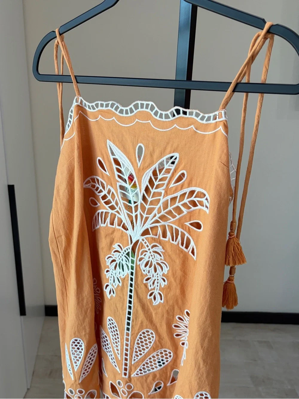 Farm Rio Banana Tree Embroidered Mini Dress - Picture 7 of 8
